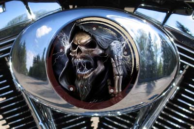Custom Air Cleaner Cover - Reaper Headphones