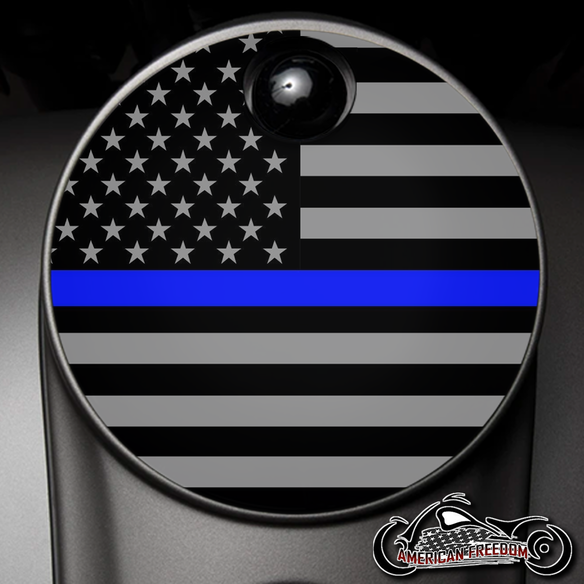 Custom Fuel Door - TBL Flag