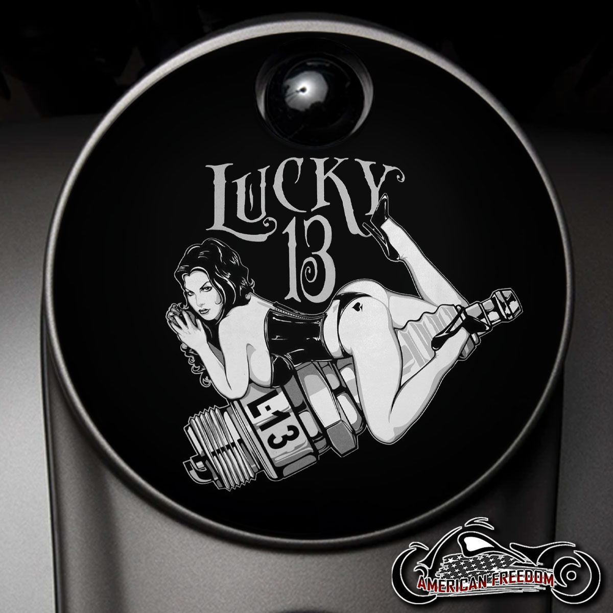 Custom Fuel Door - Lucky 13 Spark