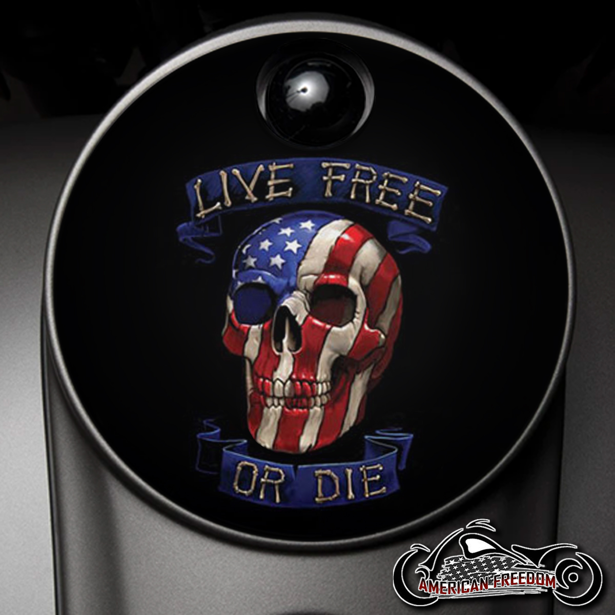 Custom Fuel Door - Live Free Or Die