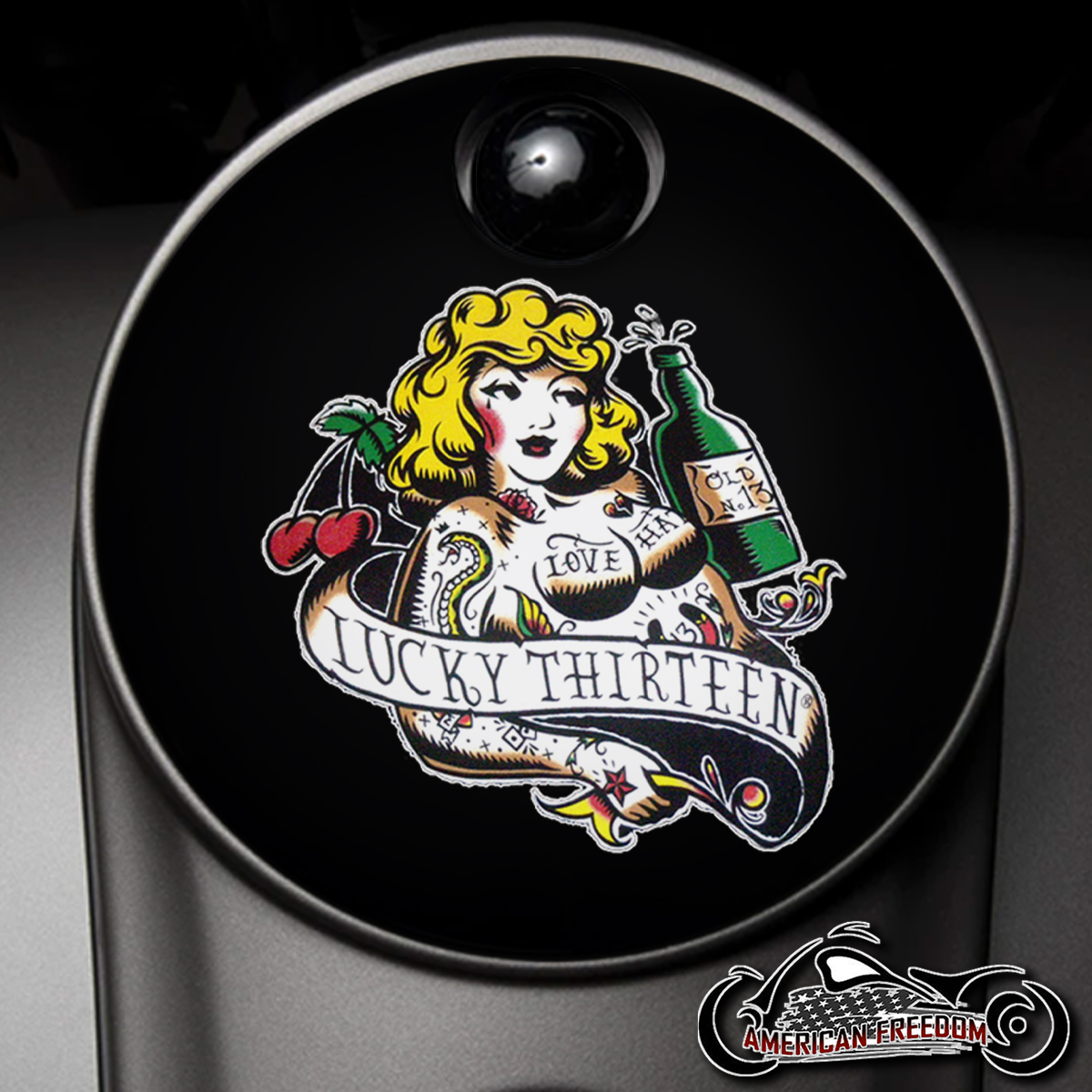 Custom Fuel Door - Lucky 13