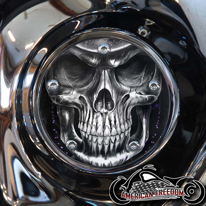 Custom Timing Cover - Reaper (B&W)