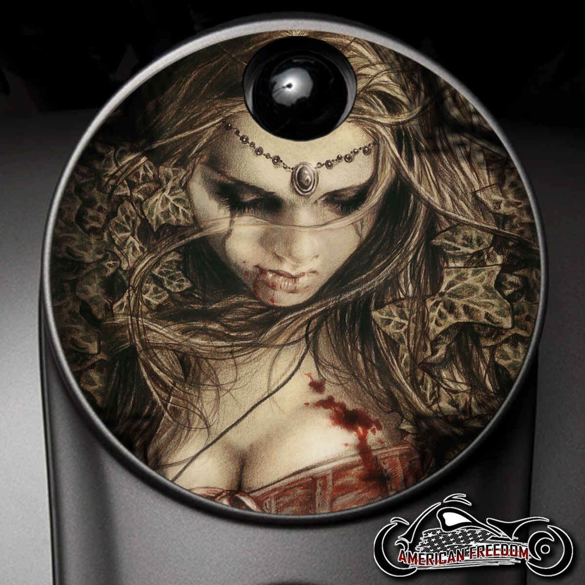 Custom Fuel Door - Fantasy Girl
