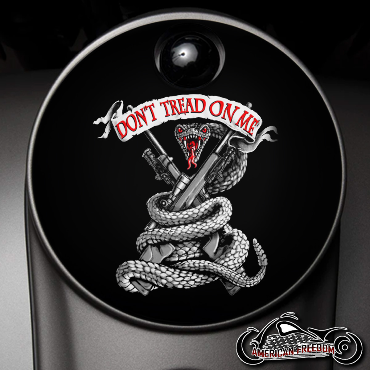 Custom Fuel Door - Don't Tread On Me