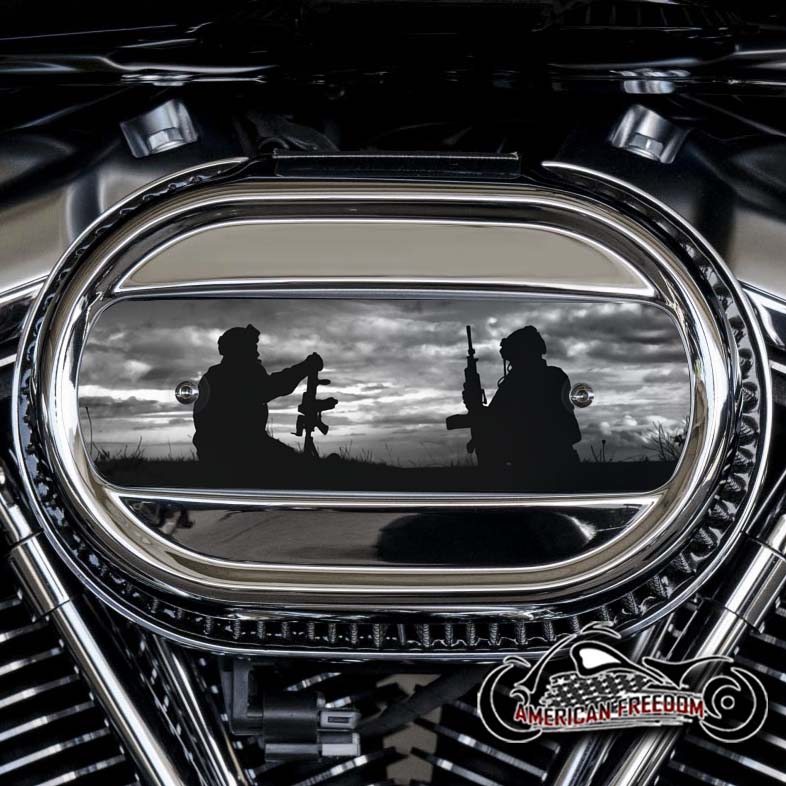 Harley Davidson M8 Ventilator Insert - Soldiers B&W