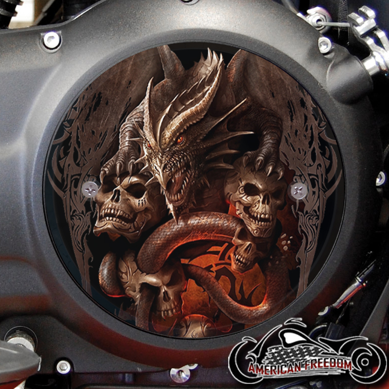 Victory Derby Cover - Dragon With Skulls