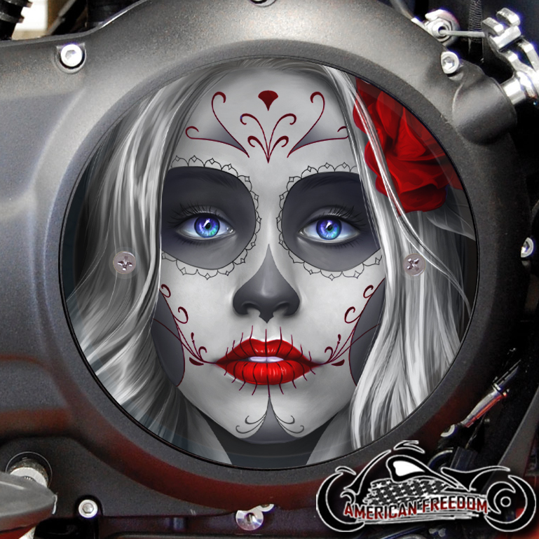 Victory Derby Cover - Sugar Skull Red