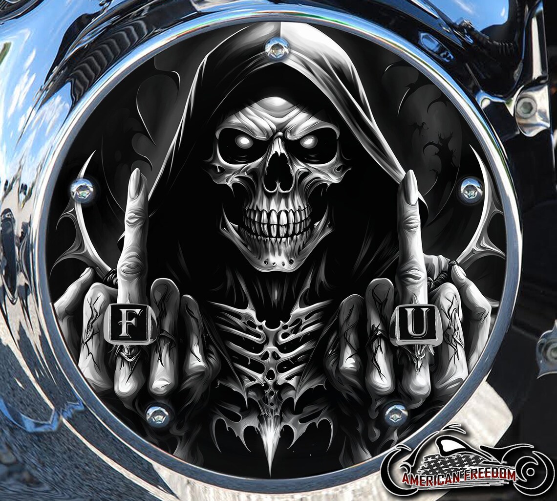 Custom Derby Cover - FU Reaper