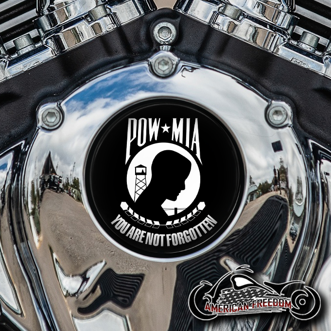 Indian Thunder Stroke Cam Insert - White POW MIA