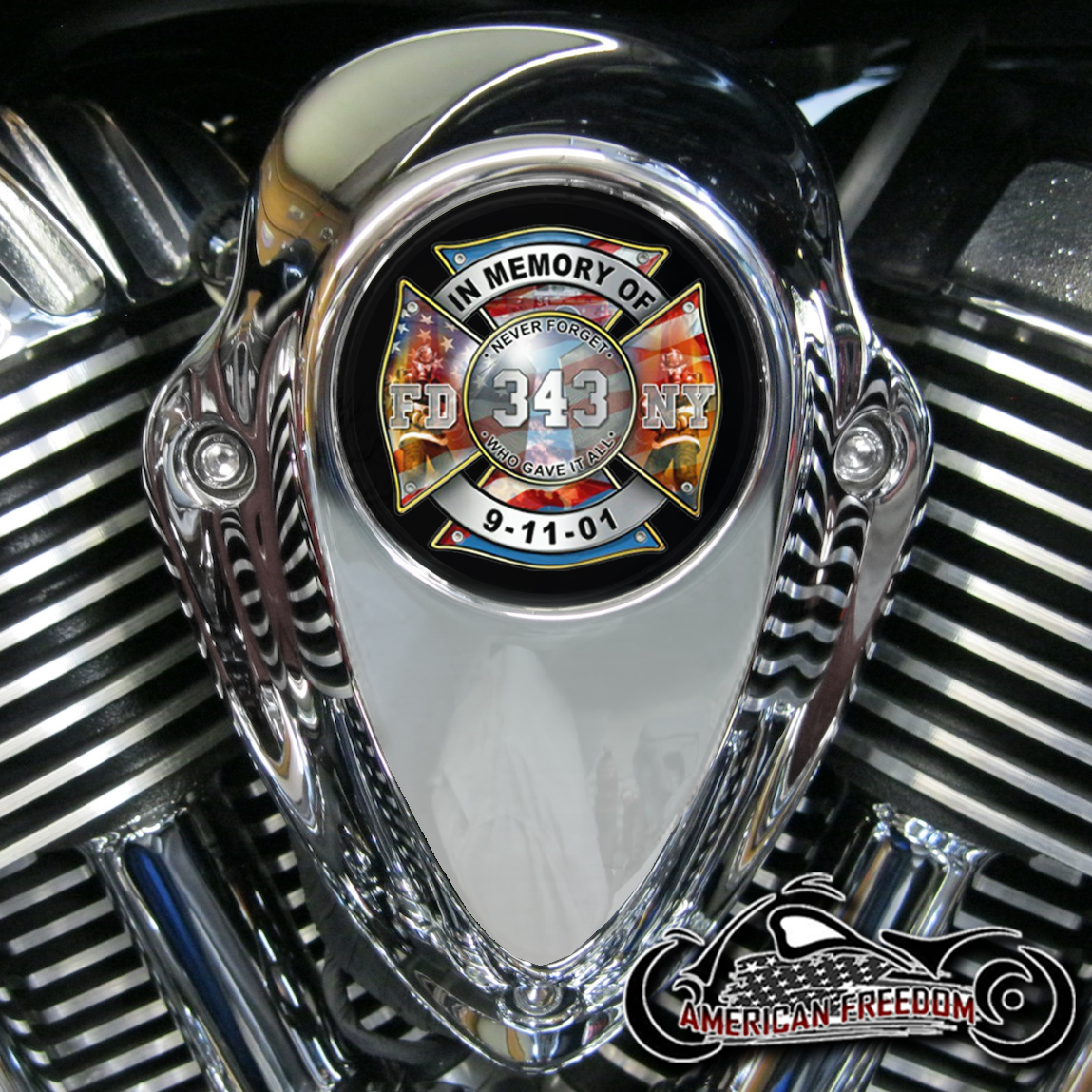 Indian Thunder Stroke Horn Insert - 343 In Memory