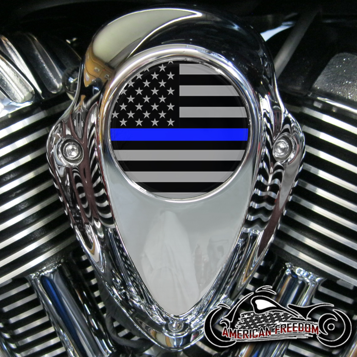 Indian Thunder Stroke Horn Insert - TBL Flag