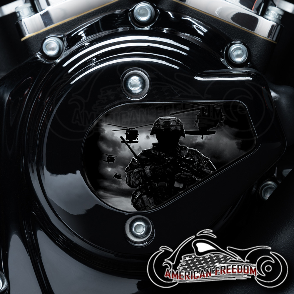 Harley Davidson VVT Timing Medallion - Army Soldier