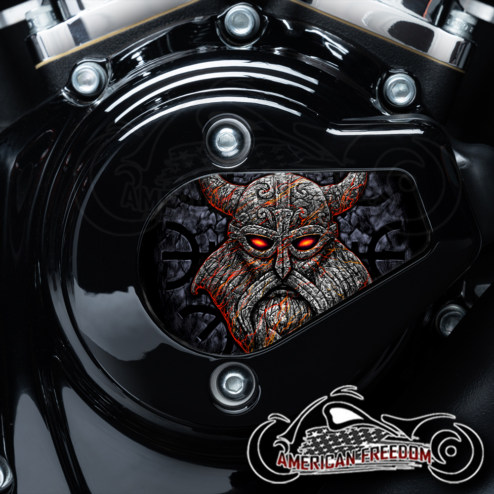 Harley Davidson VVT Timing Medallion - Odin Stone Viking
