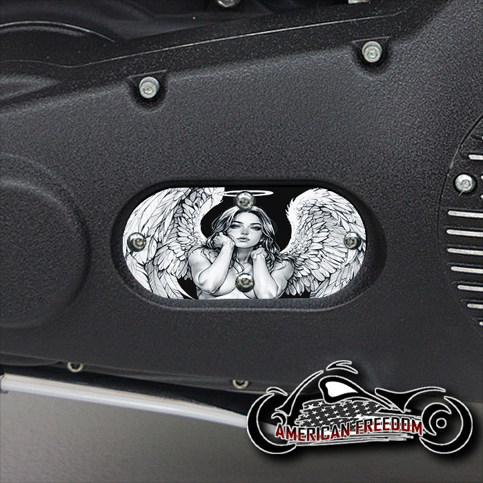 Custom Oval Inspection Cover - Nude Angel 2
