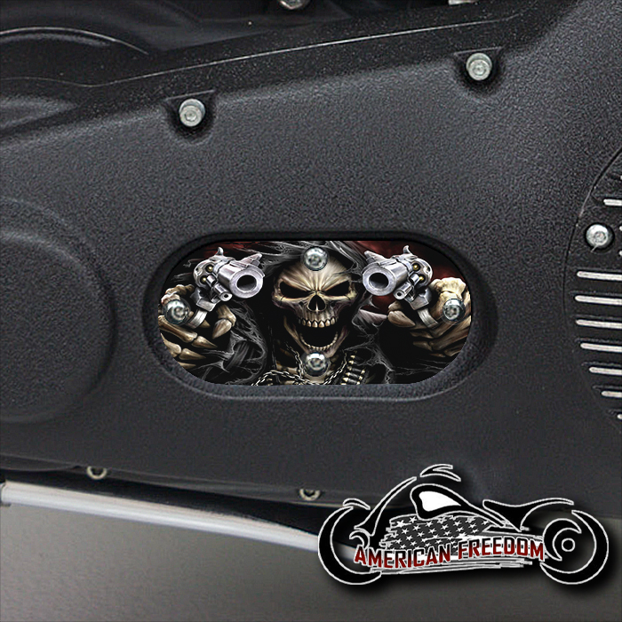 Custom Oval Inspection Cover - Gunfighter