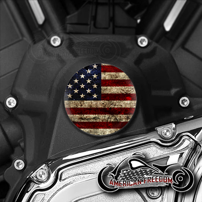 Indian Challenger Pursuit Water Pump Insert - Distressed Flag