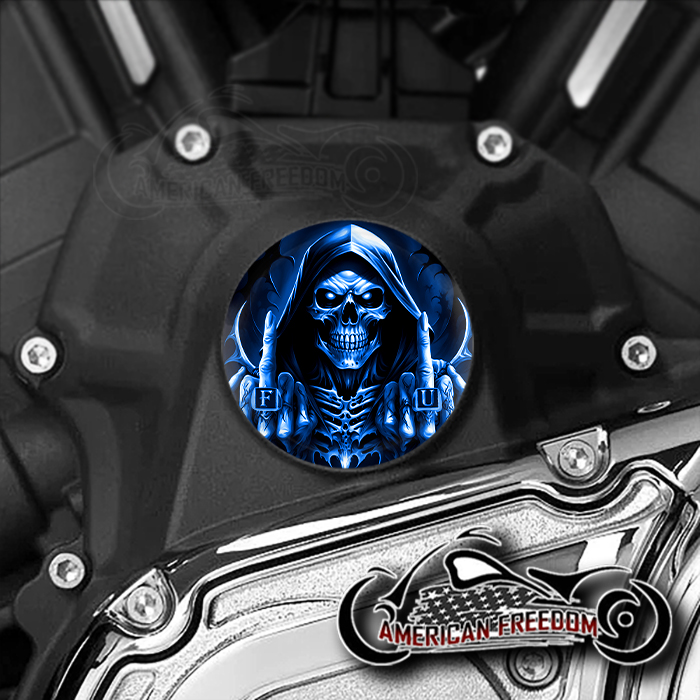 Indian Challenger Pursuit Water Pump Insert - FU Reaper Blue