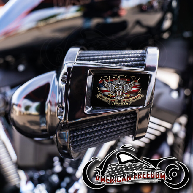 Harley 2019-2024 Heavy Breather Insert - Army Veteran