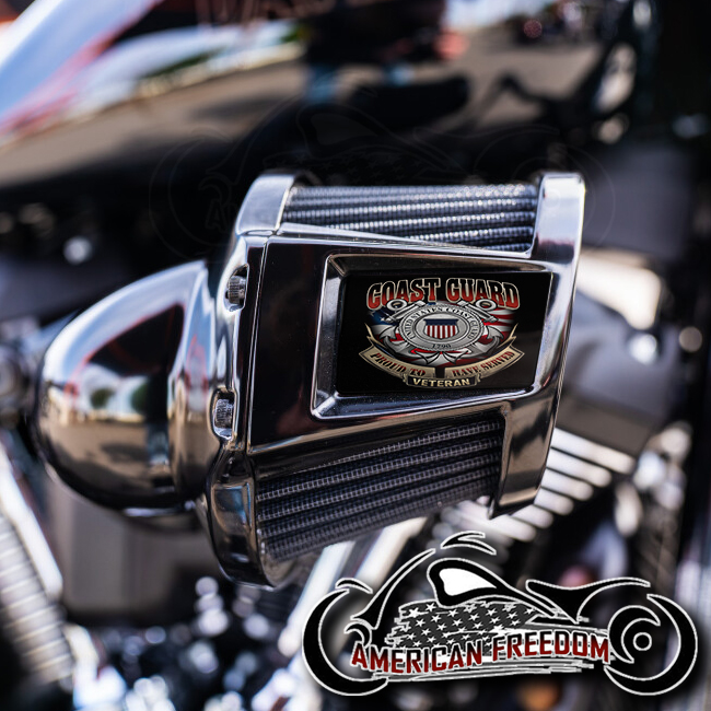 Harley 2019-2024 Heavy Breather Insert - Coast Guard Veteran