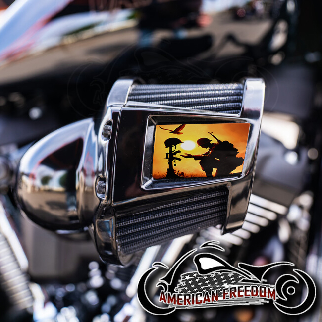 Harley 2019-2024 Heavy Breather Insert - Fallen Soldier