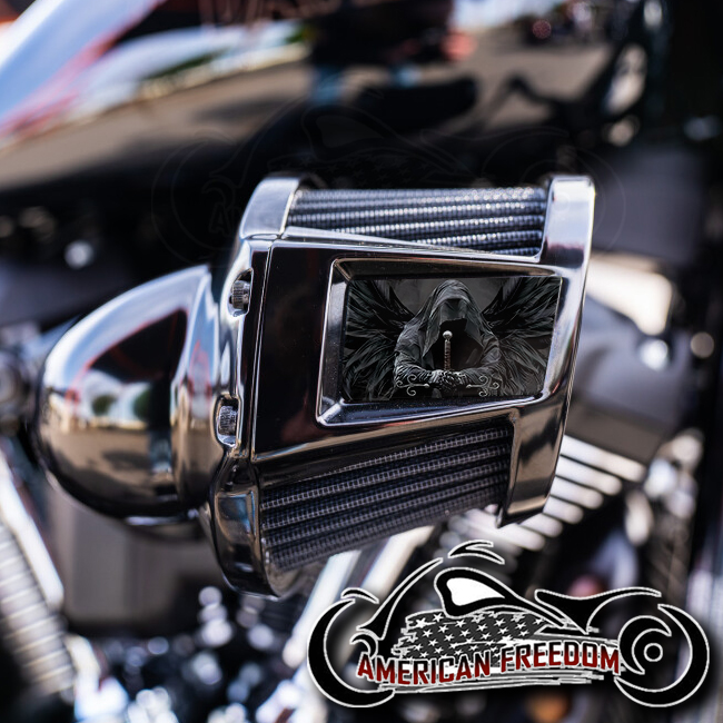 Harley 2019-2024 Heavy Breather Insert - Dark Angel Reaper