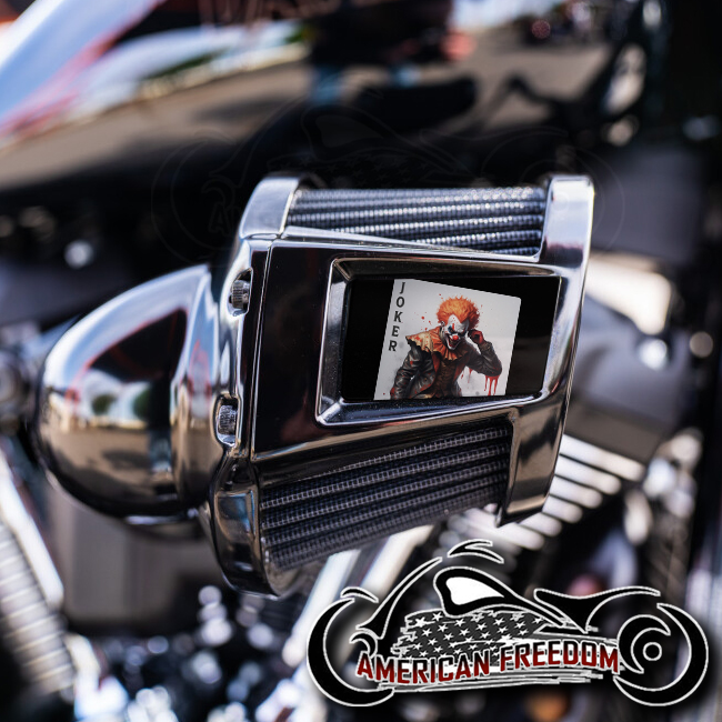 Harley 2019-2024 Heavy Breather Insert - Joker Card