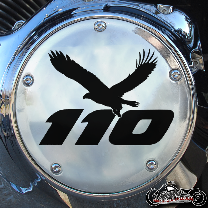 Chrome Harley Davidson Derby Cover - 110 Eagle
