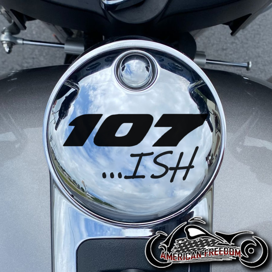 Chrome Harley Davidson Fuel Door - 107 ish