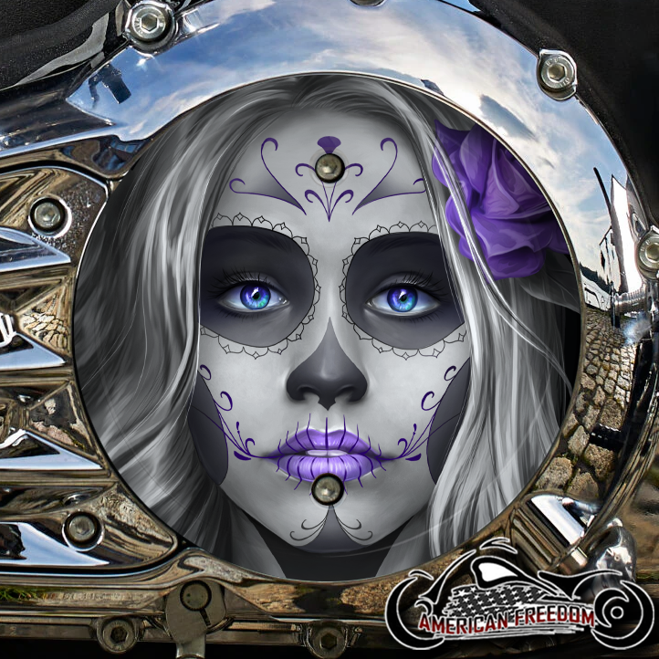 Indian 2014-2020 Thunderstroke Derby - Sugar Skull Purple