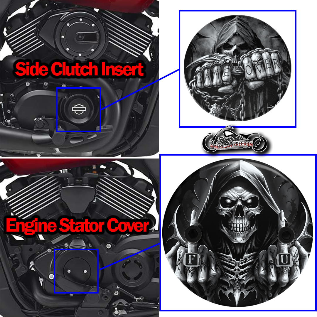 Harley-Davidson Street 500 & 750 Street Rod engine cover set