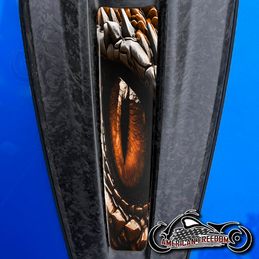 2023+ Harley CVO Dash Insert dragon eye orange