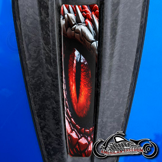 2023+ Harley CVO Dash Insert dragon eye red