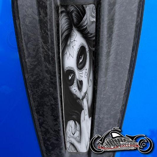 2023+ Harley CVO Dash Insert FU Day of the dead girl
