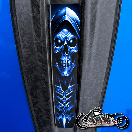 2023+ Harley CVO Dash Insert Reaper blue