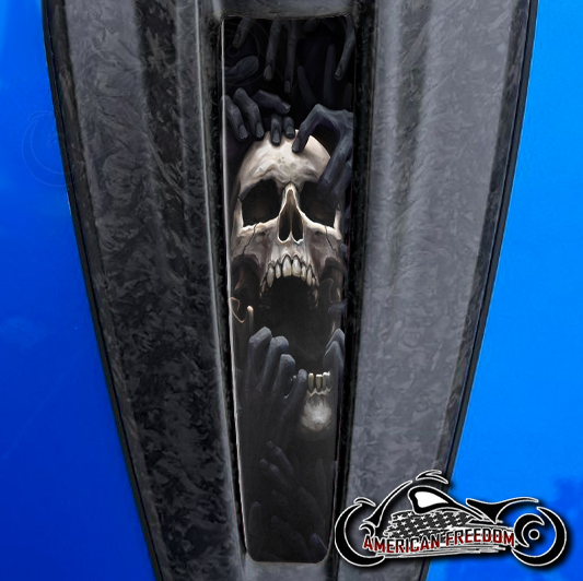 2023+ Harley CVO Dash Insert Torn apart skull
