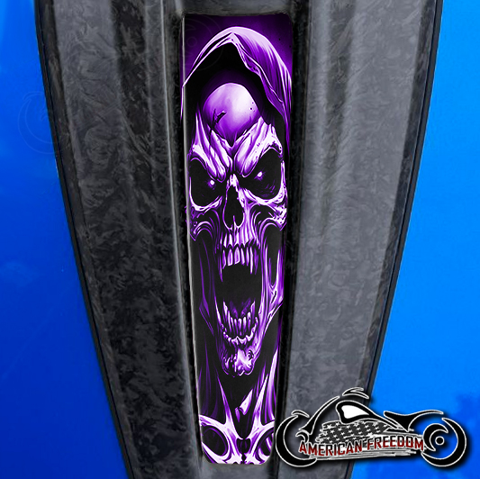 2023+ Harley CVO Dash Insert Vampire reaper purple