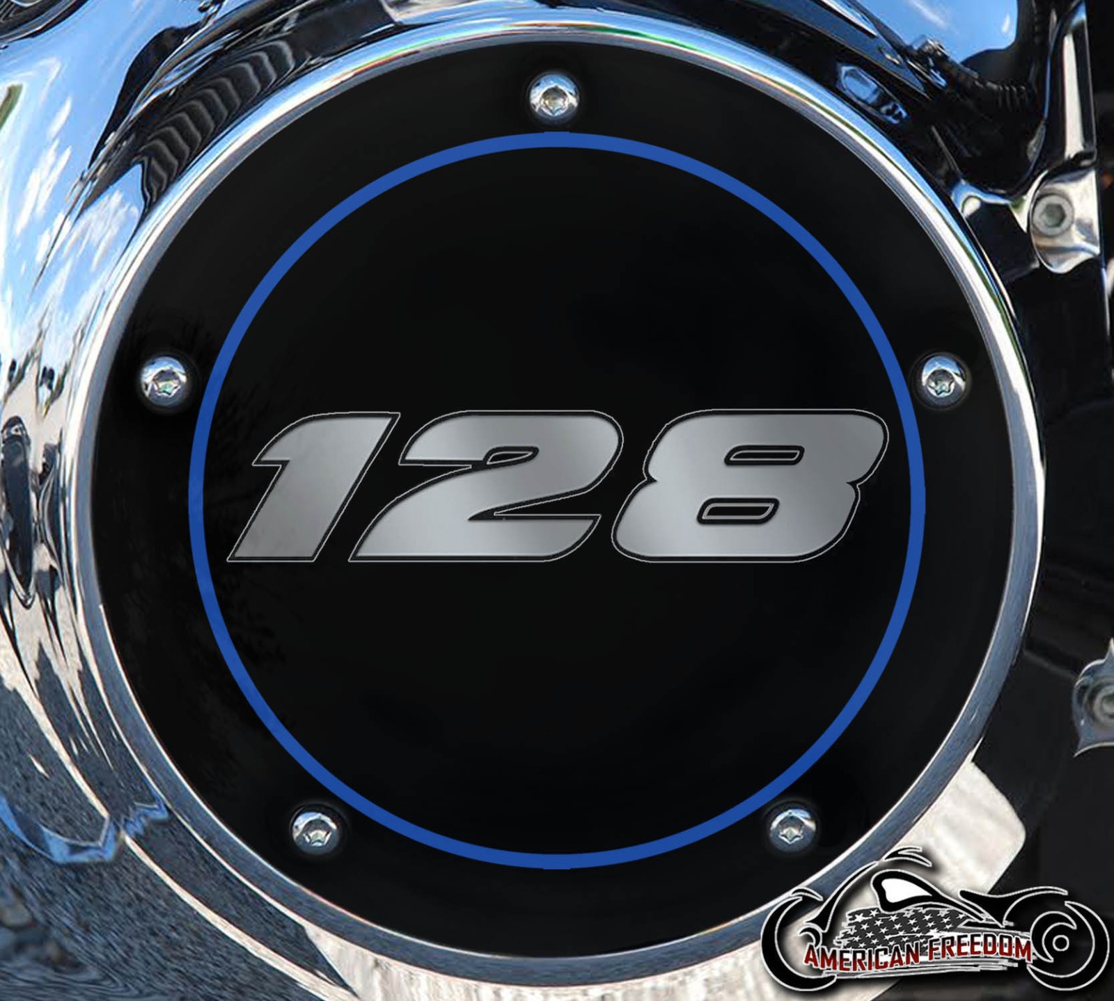 Custom Derby Cover - 128 Blue