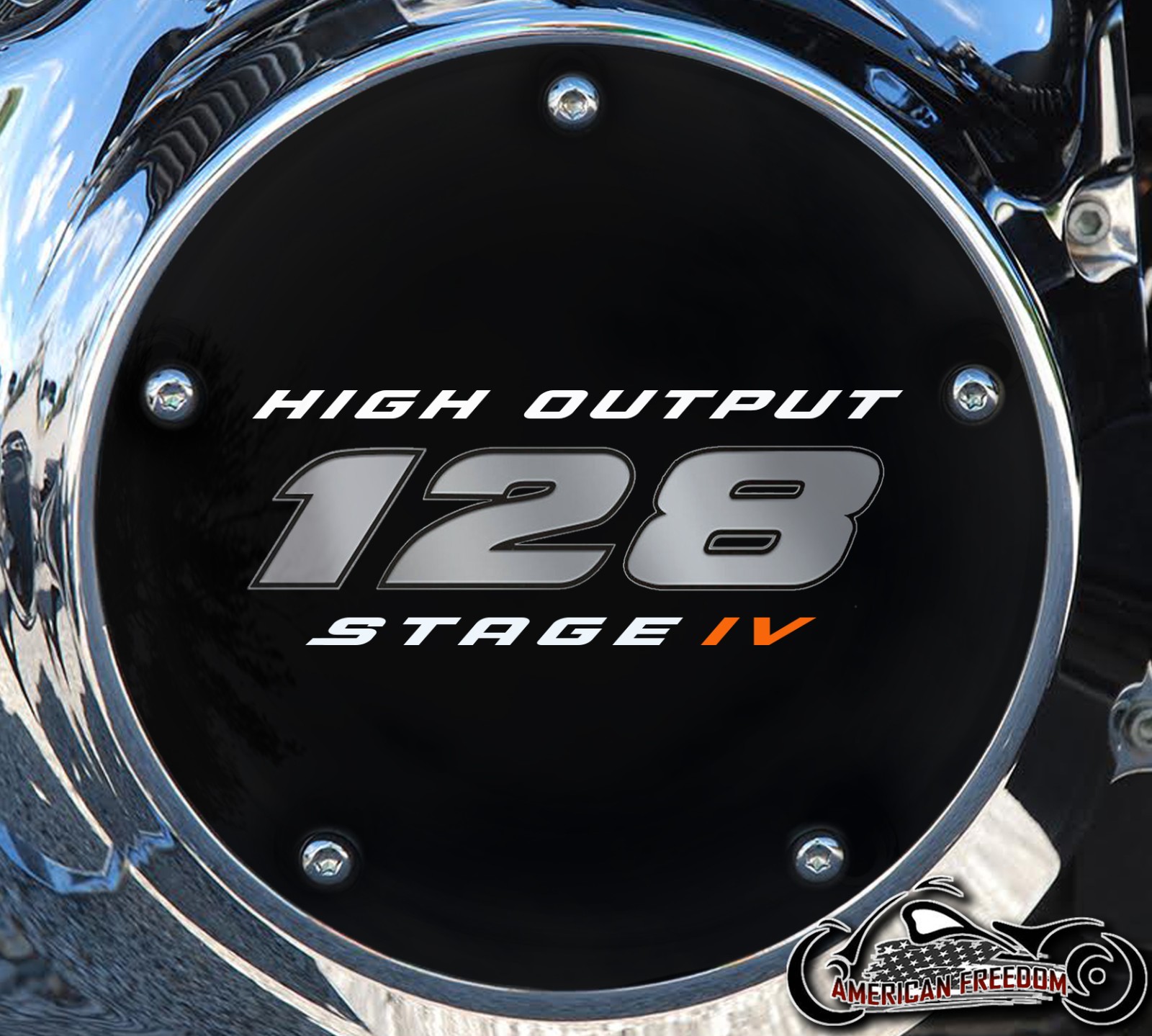 Custom Derby Cover - 128 High Output Orange