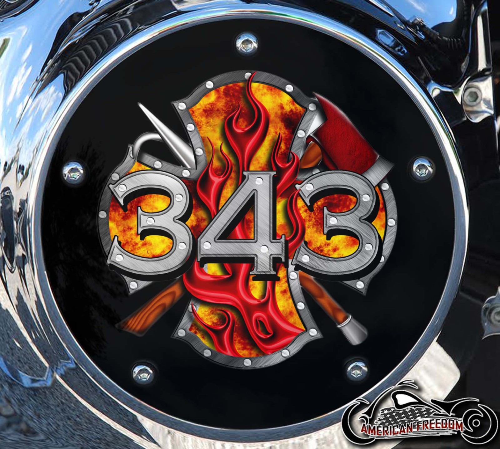 Custom Derby Cover - 343