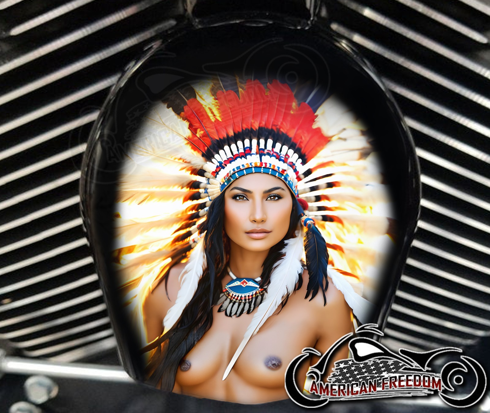 Custom Horn Cover - Native Beauty 2