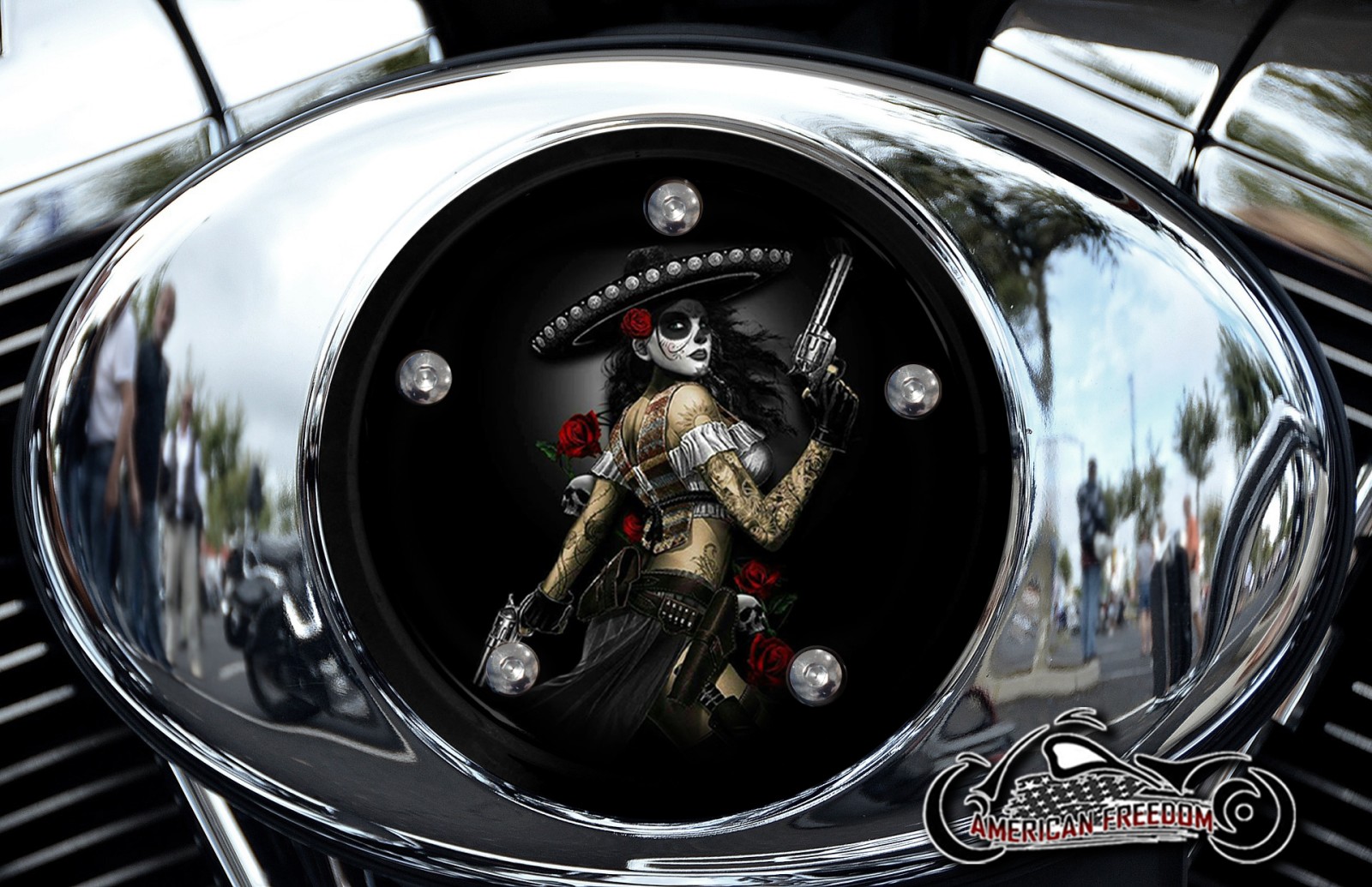 Custom Air Cleaner Cover - Bandita
