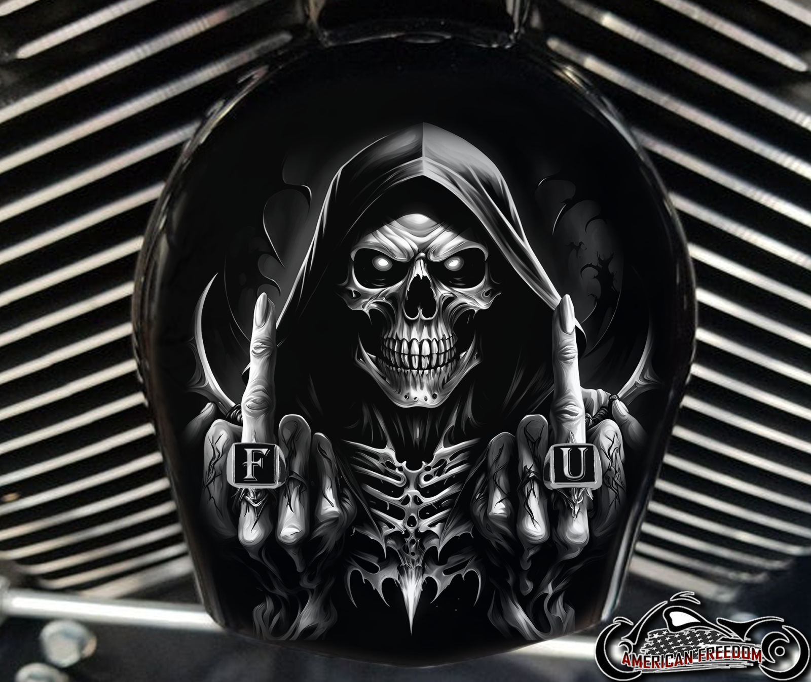 Custom Horn Cover - FU Reaper
