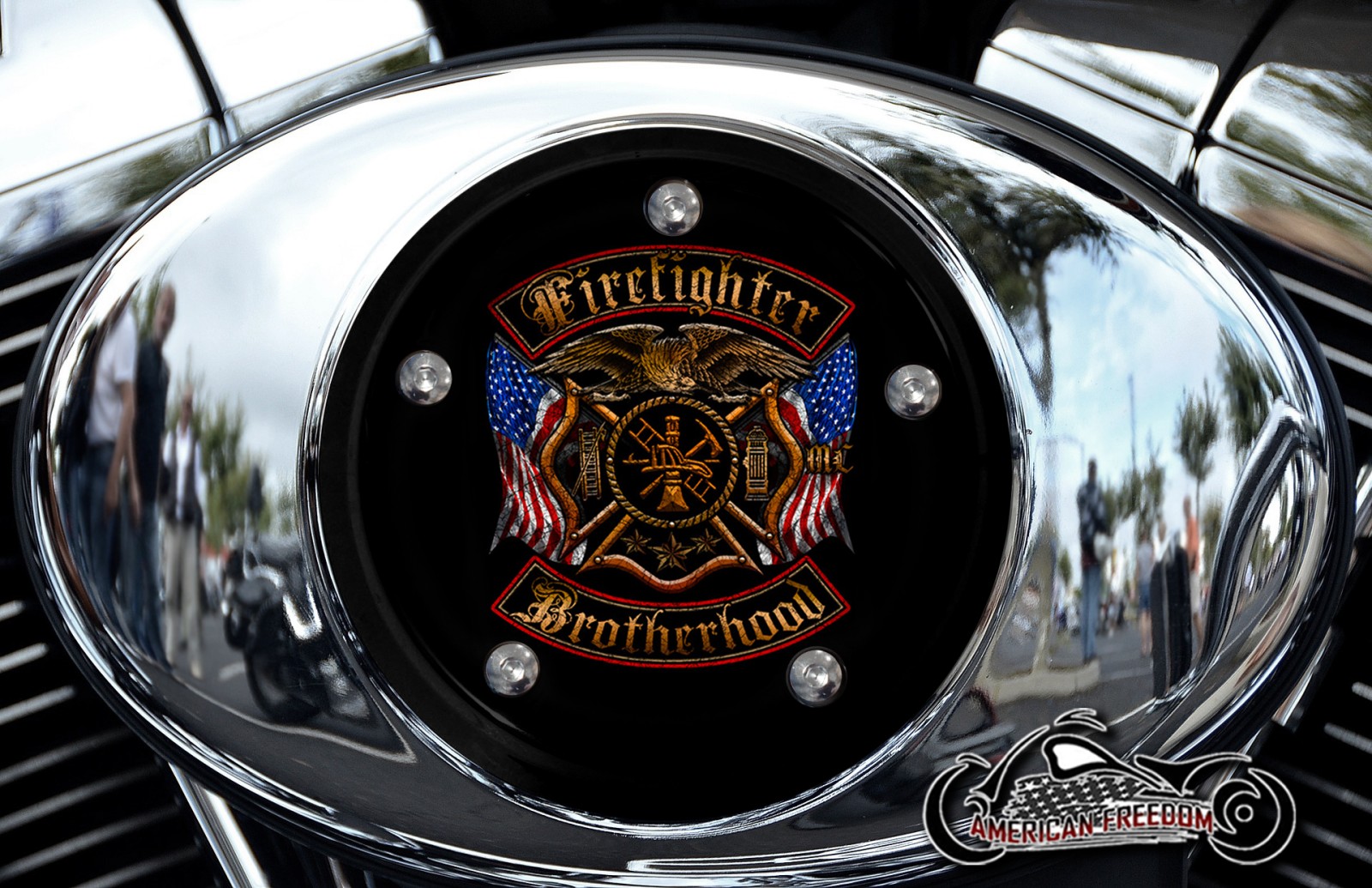 Custom Air Cleaner Cover -  Firefighter Brotherhood