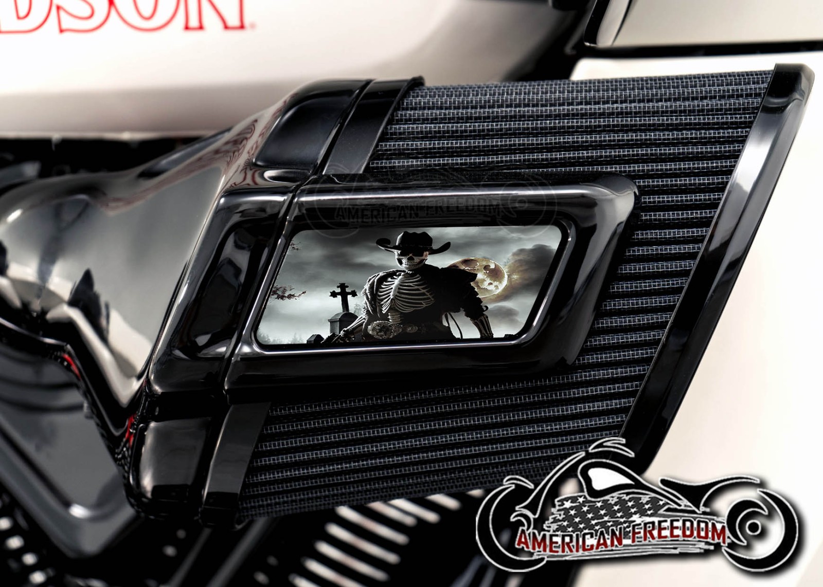 Harley 2025+ Heavy Breather Insert - Graveyard Cowboy