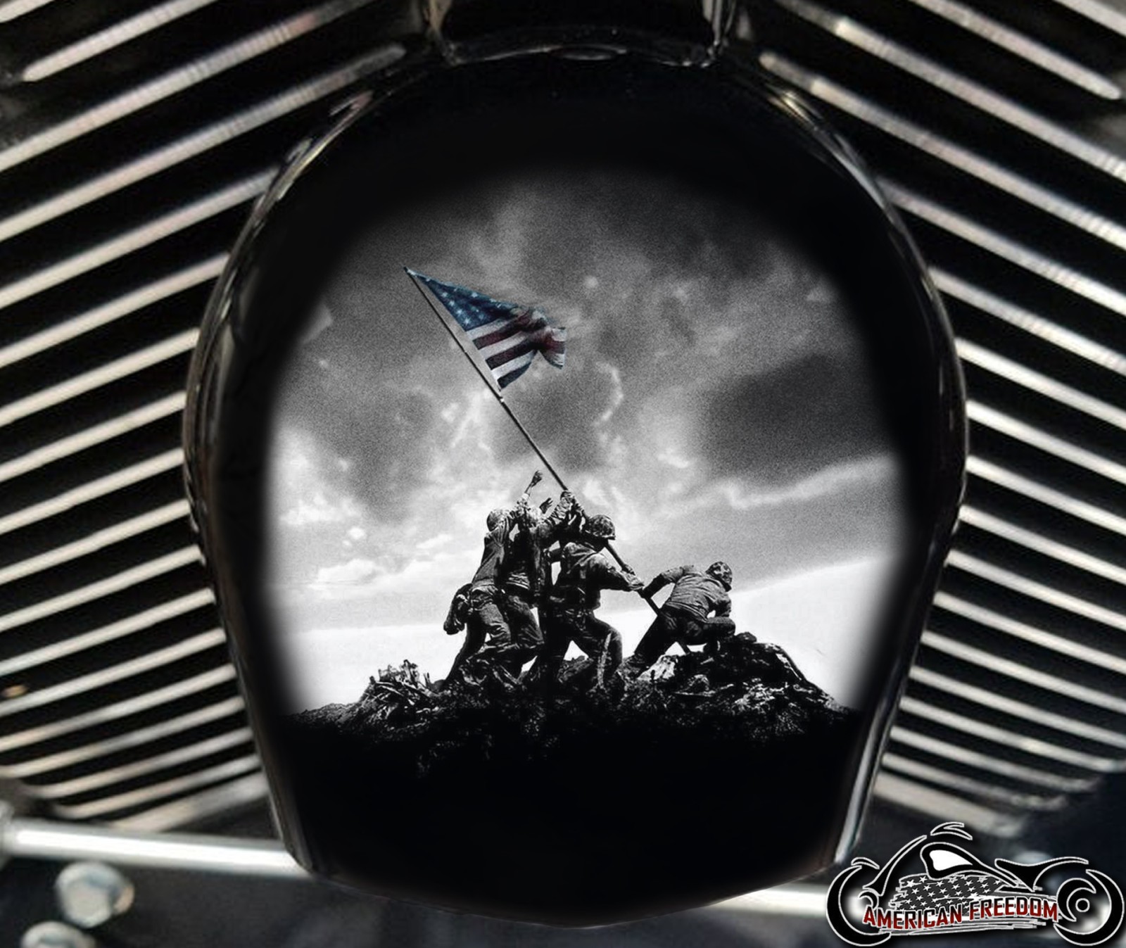 Custom Horn Cover - Iwo Jima