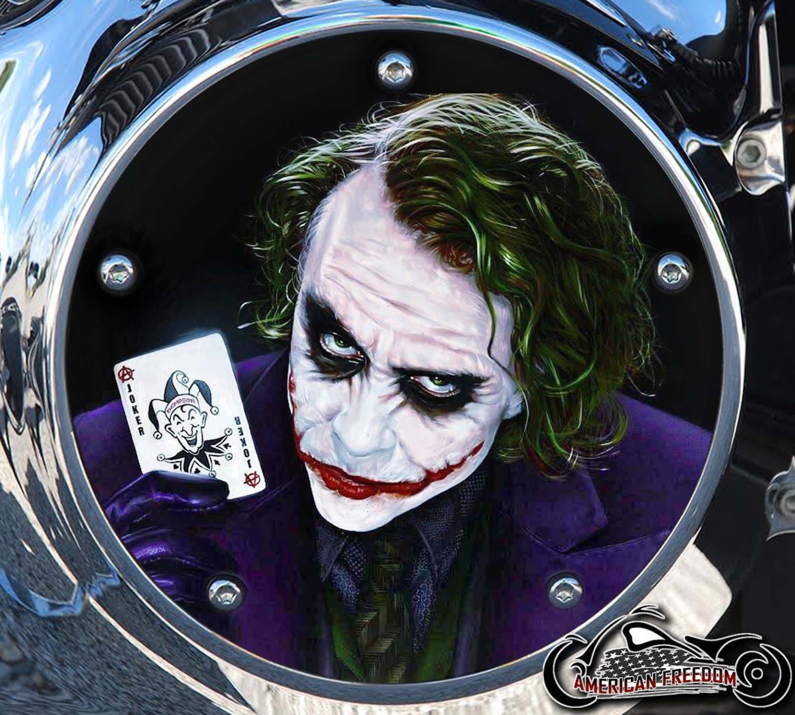 Custom Derby Cover - Joker Card 1