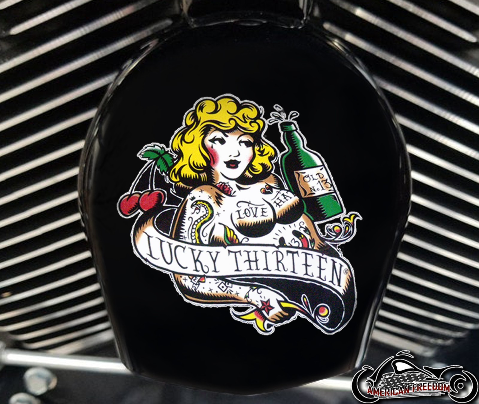 Custom Horn Cover - Lucky 13