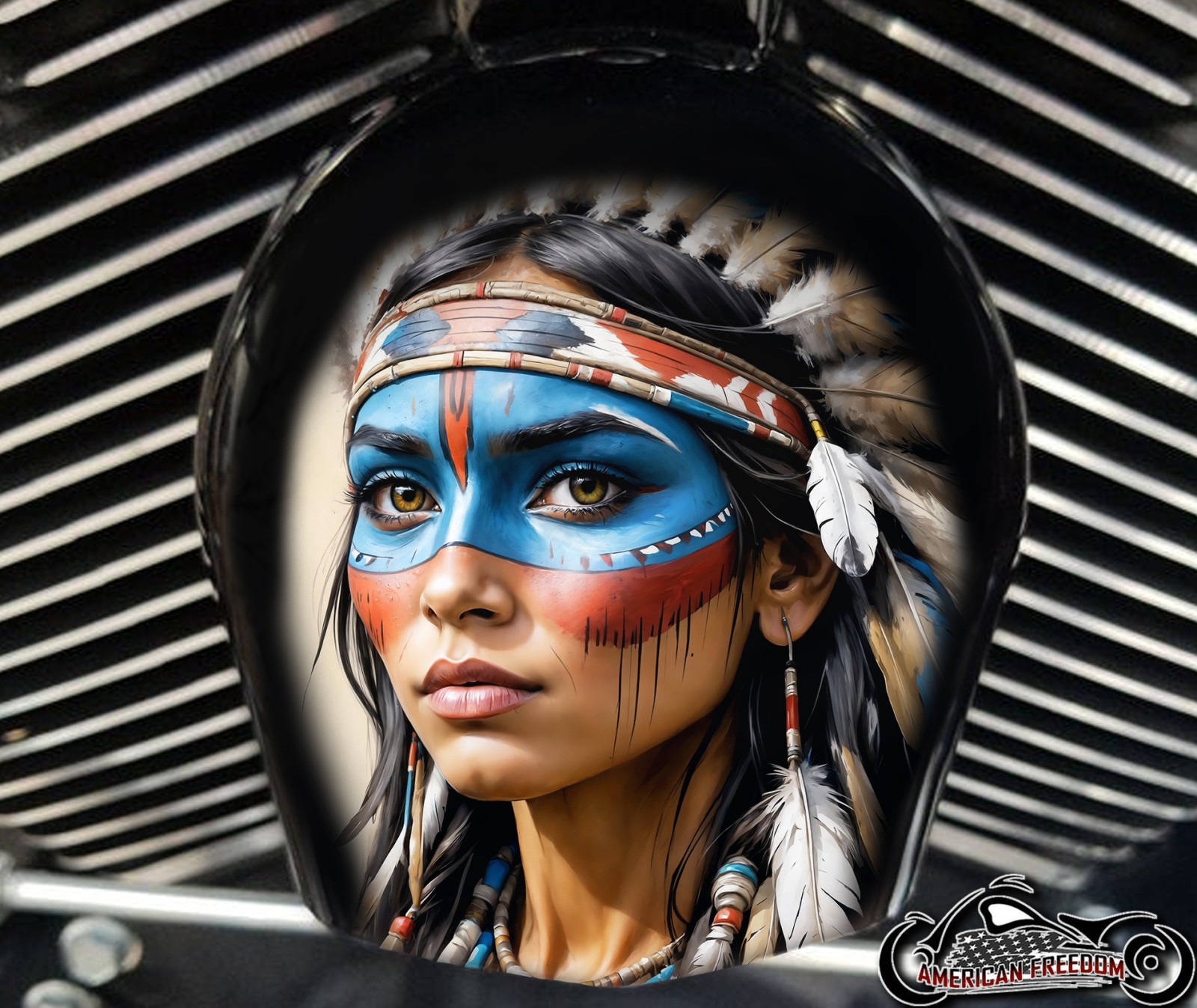 Custom Horn Cover - Native Beauty
