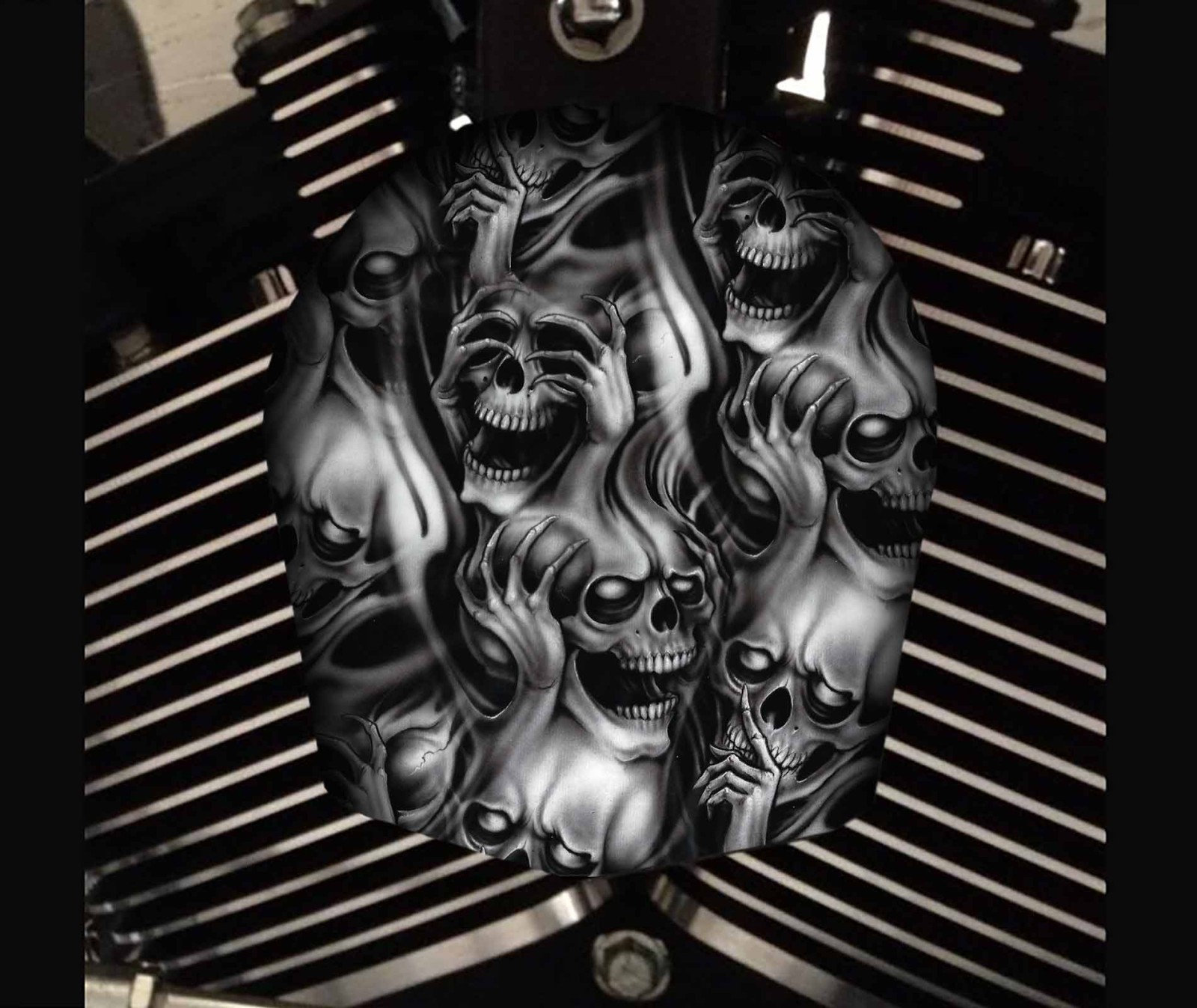 Custom Horn Cover - No Evil