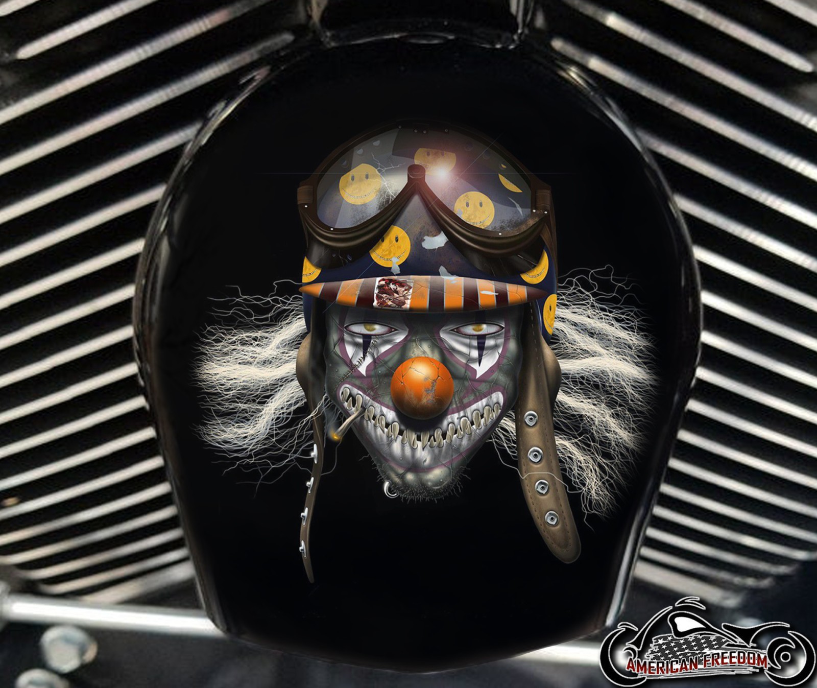 Custom Horn Cover - Ready To Ride Clown